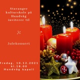 Julekonsert  i Hundvåg kapell med kulturskolens elever fra Hundvåg