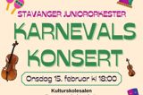 Karnevalskonsert med Stavanger juniororkester i Kulturskolesalen