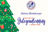 Jåtten Skolekorps spiller på julegrantenning i Hinna Park
