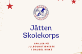 Jåtten Skolekorps spiller på Julegudstjeneste i Gausel Kirke
